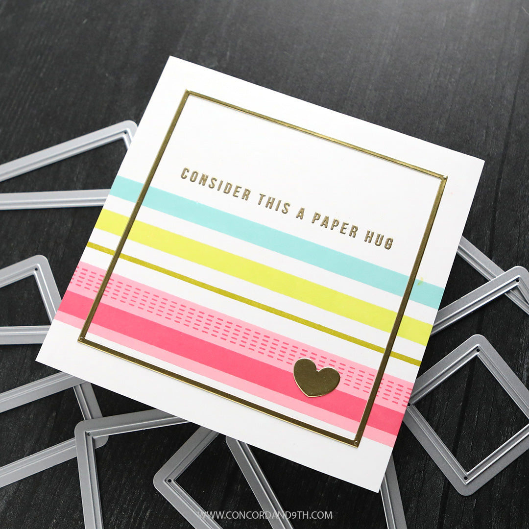 Bold Stripes Greetings Stamp Set
