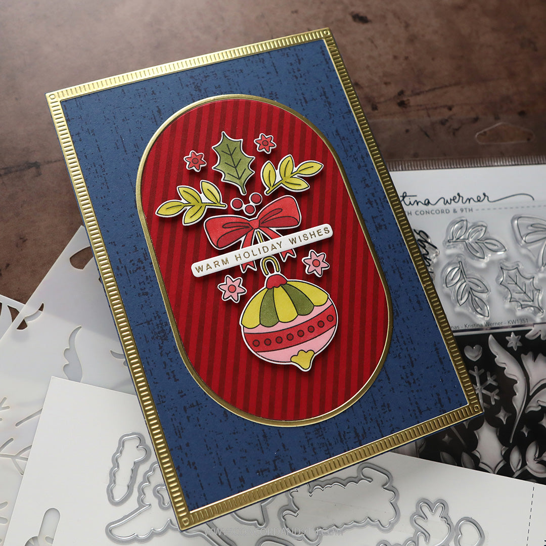 XL Basic Stripes Background Stamp