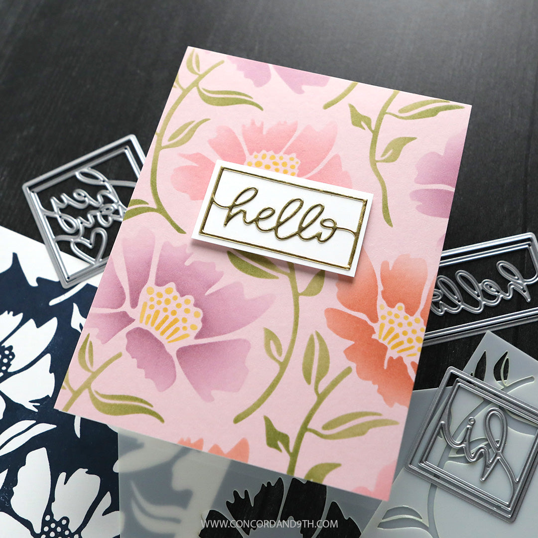 Aubrey Blooms Stencil Pack