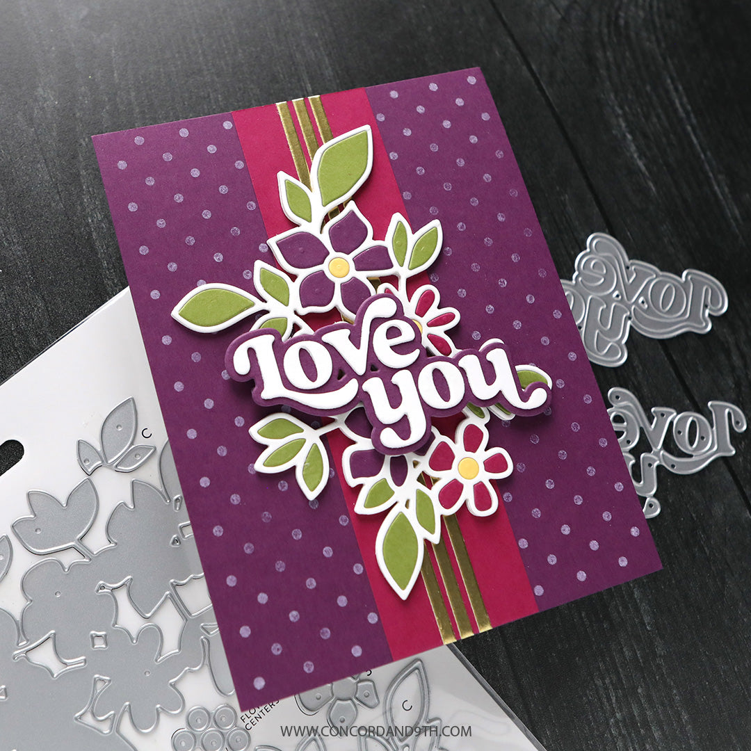 Daphne's Flowers Inlay Dies