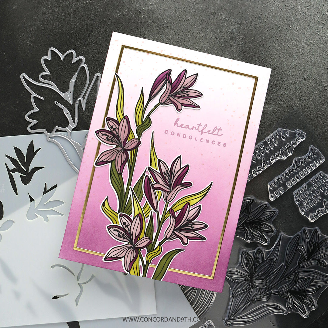 Long Line Lilies Dies