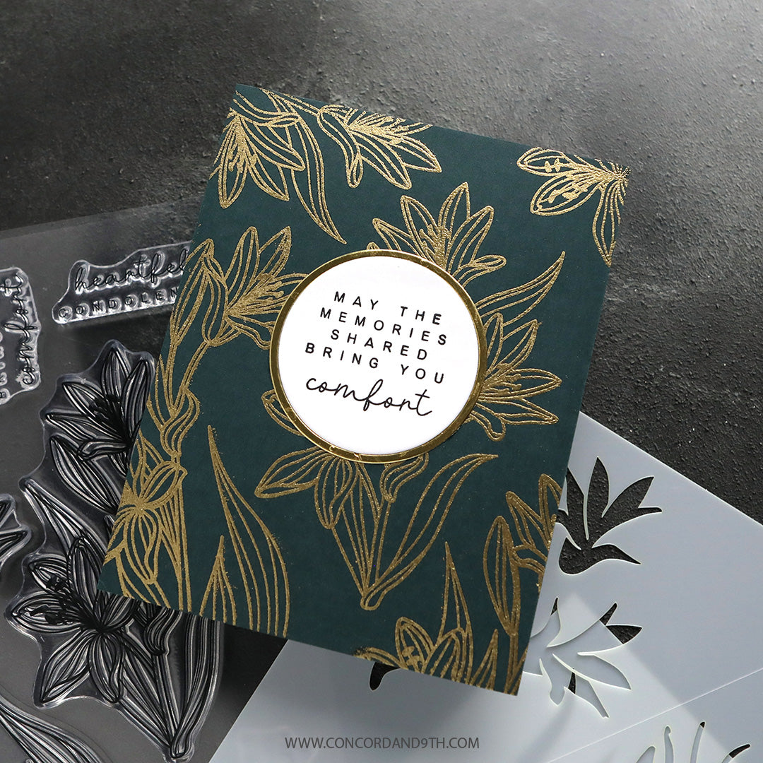 Long Line Lilies Stamp Set