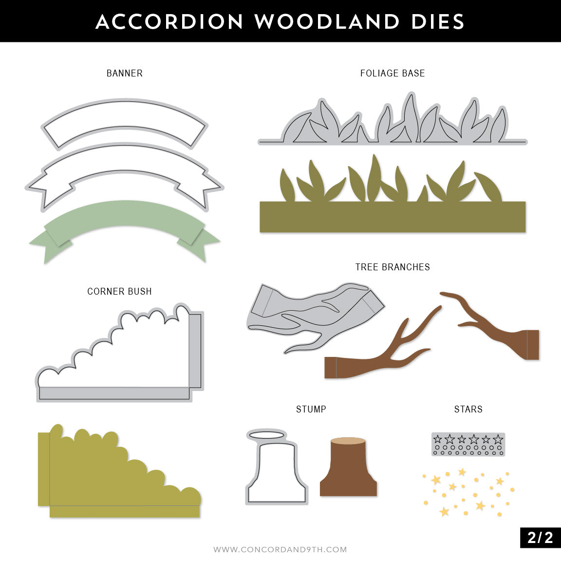 Accordion Woodland Bundle