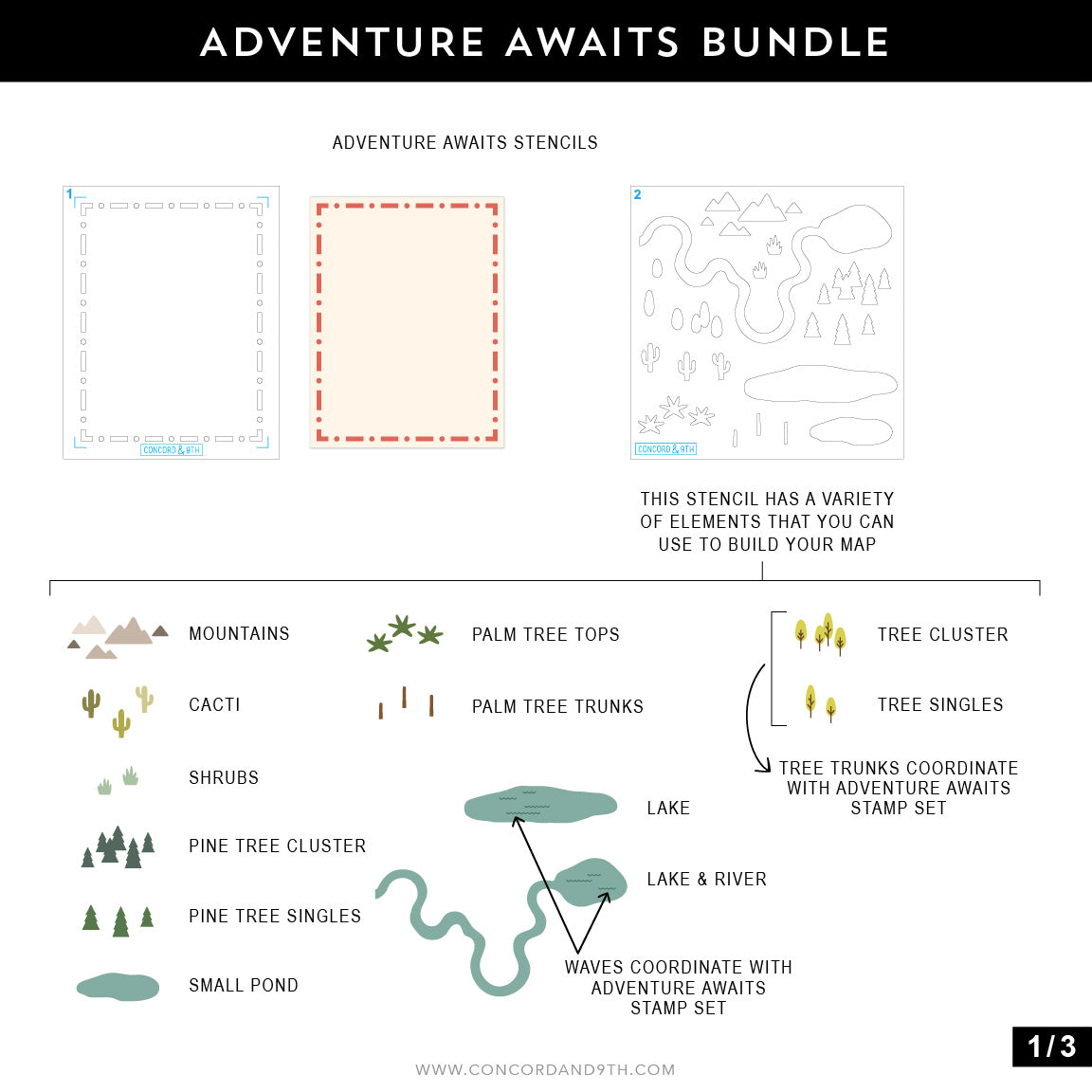 Adventure Awaits Stamp Set