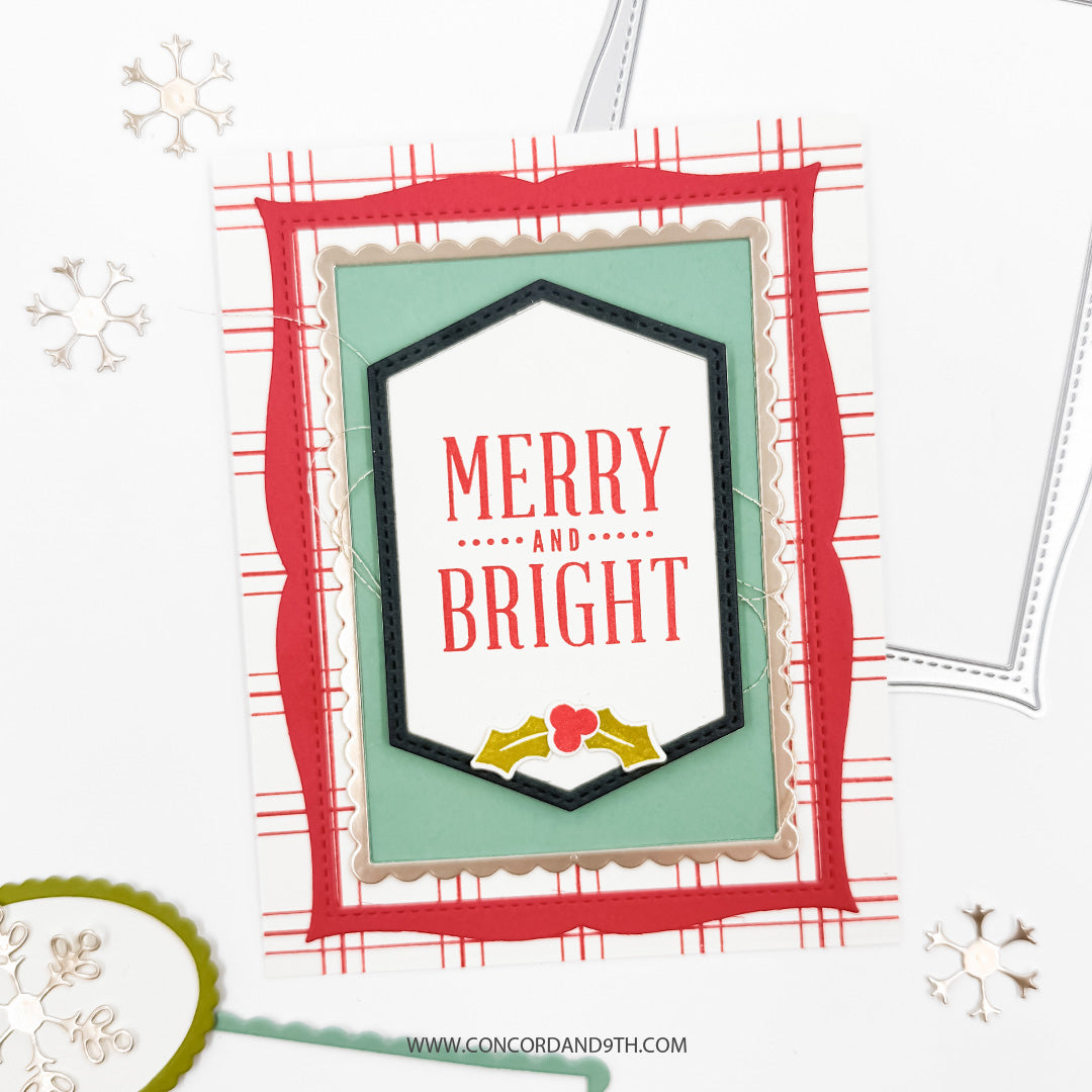 Everyday Plaid Background Stamp Set