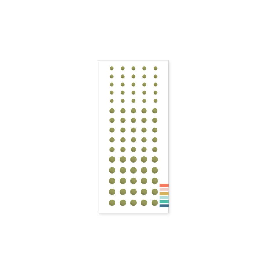 Enamel Dots: Avocado