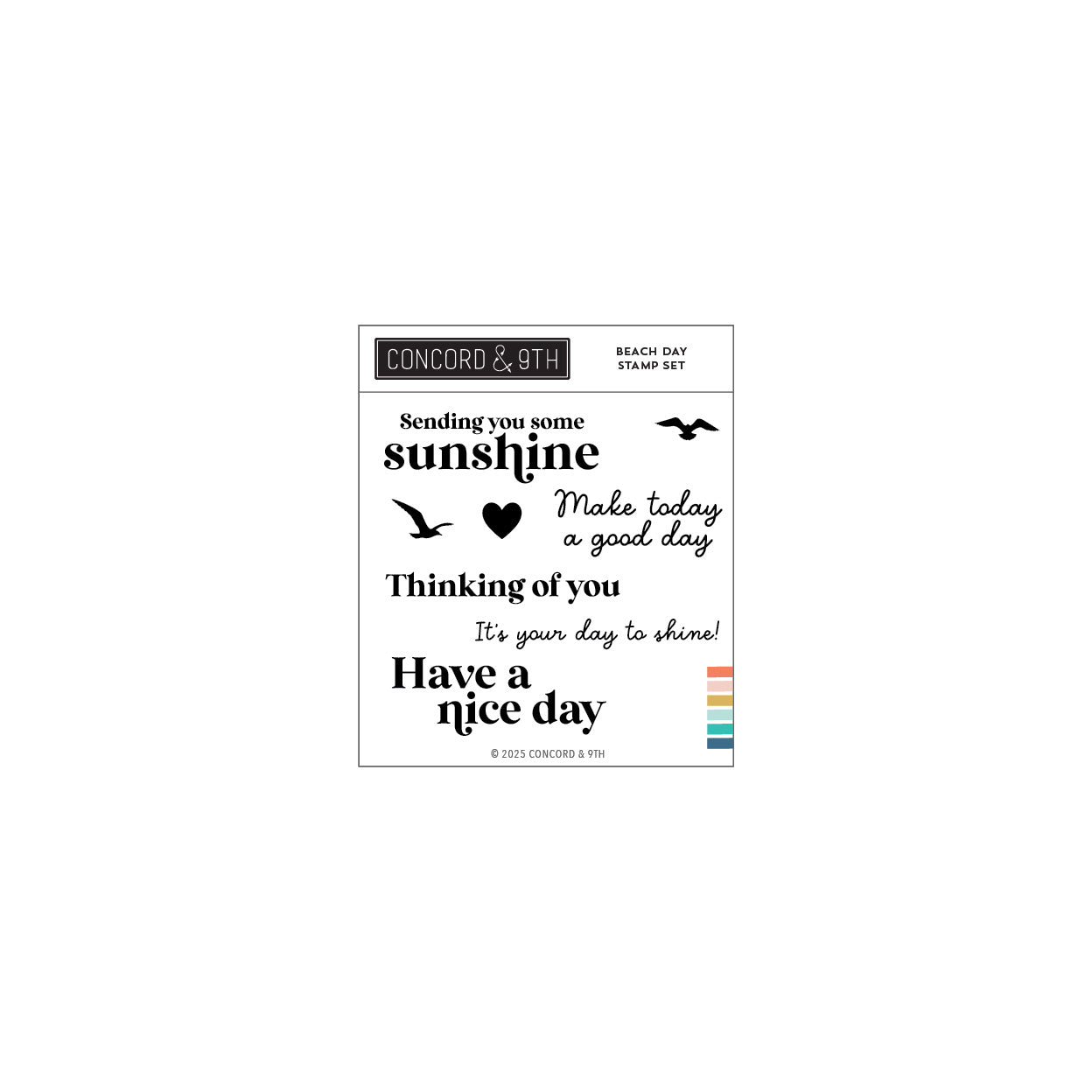 Beach Day Stamp Set