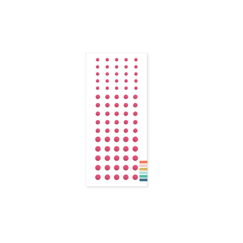 Enamel Dots: Berry Kiss