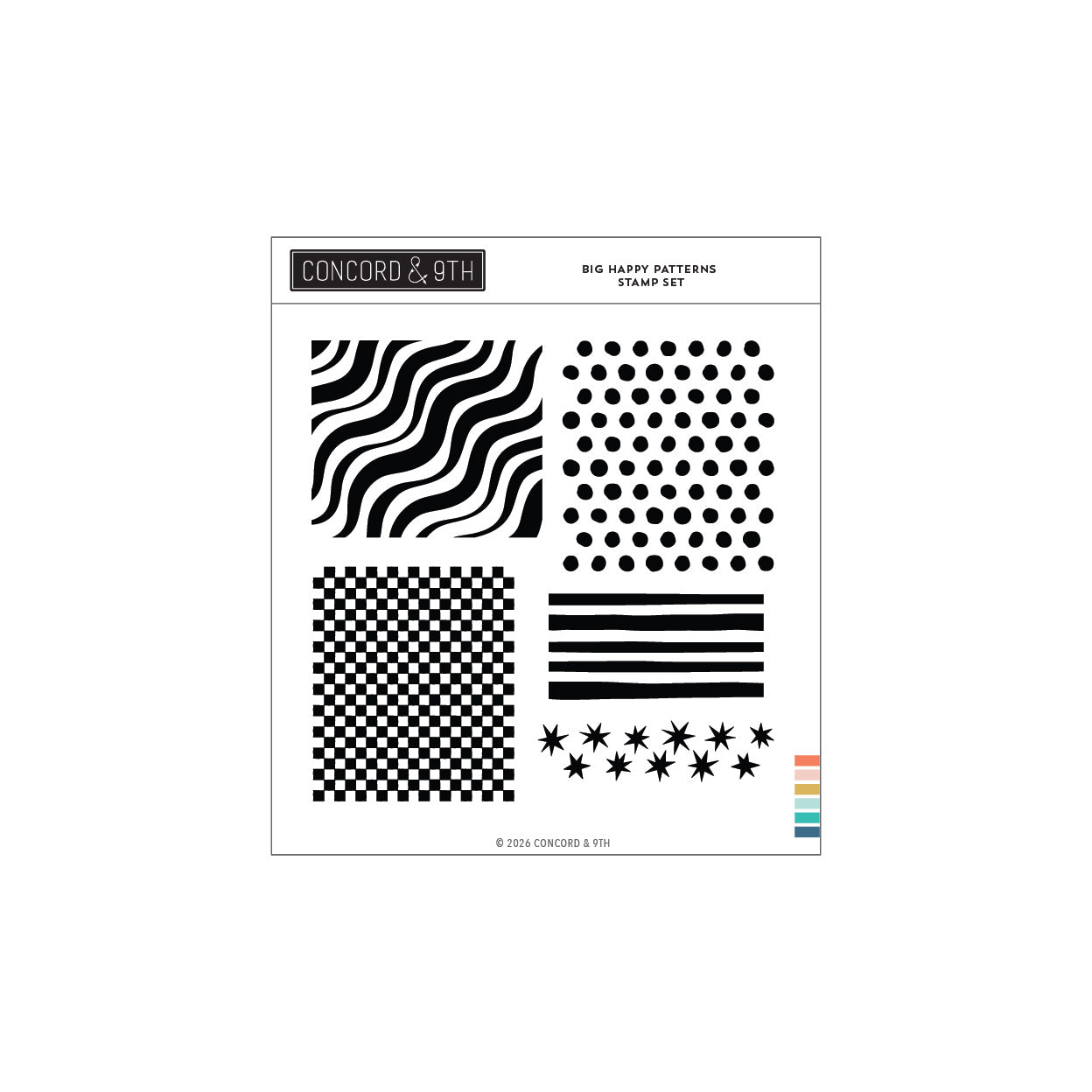 Big Happy Patterns Stamp Set