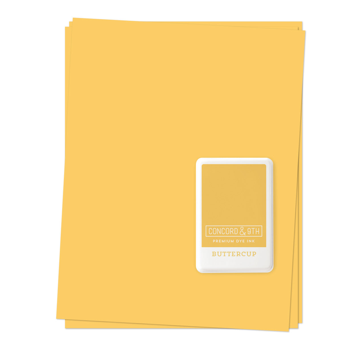 Cardstock: Buttercup Ink Pad & Cardstock BUNDLE