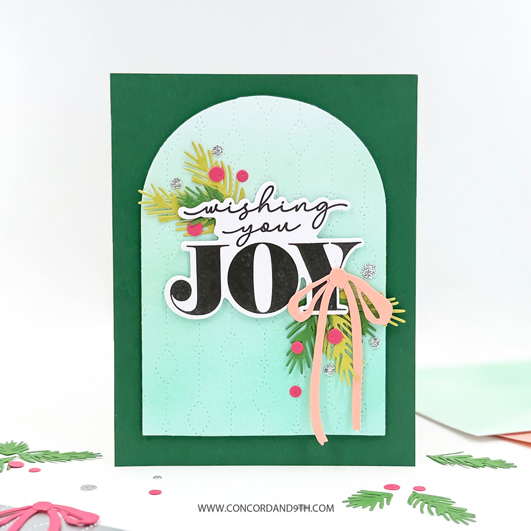 Chandelier Card Front Die