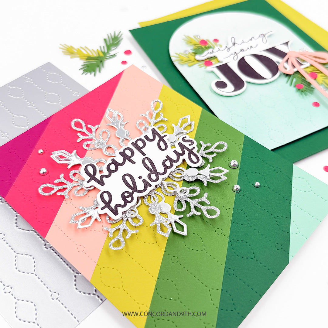 Chandelier Card Front Die