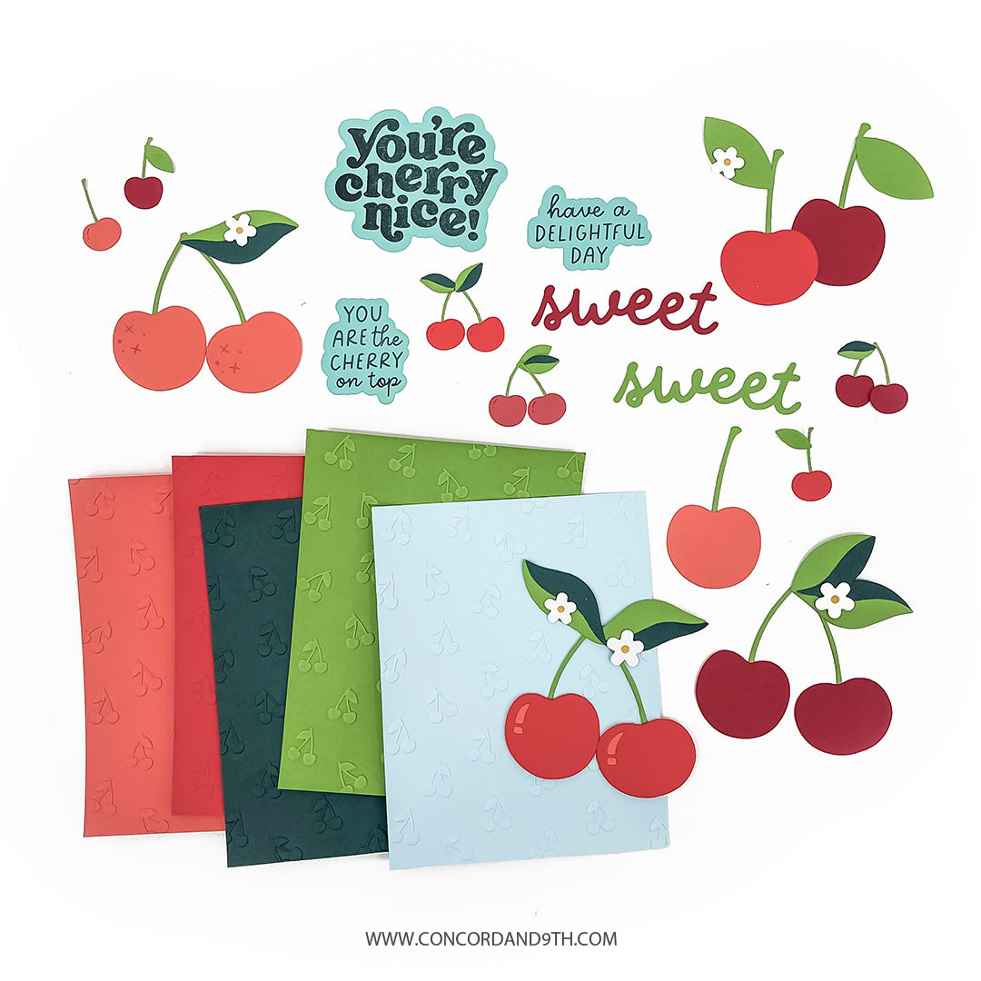 Cherry Nice Embossing Folder