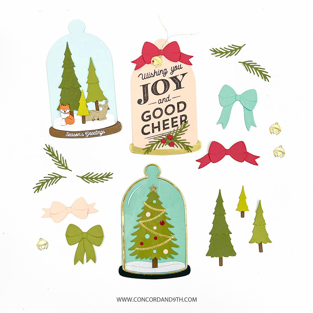 Paquete de campanas navideñas