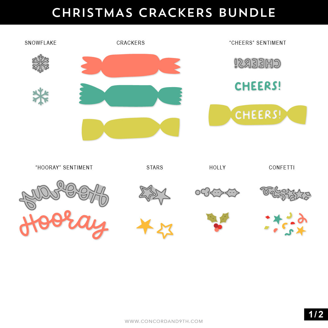 Christmas Crackers Dies