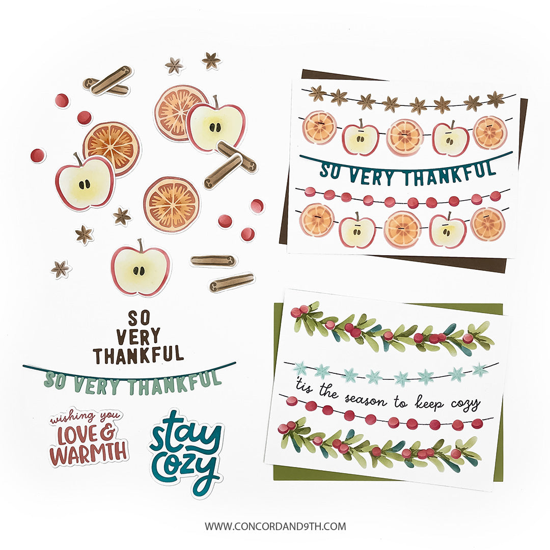 Citrus & Spice Stencil Pack
