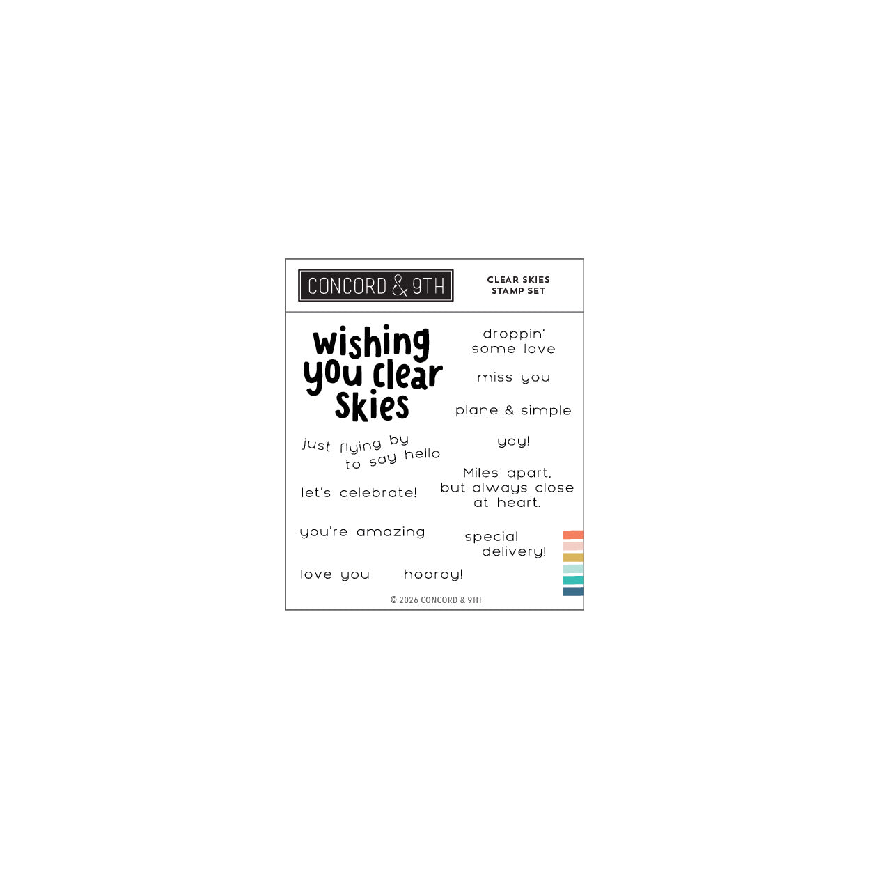 Clear Skies Stamp Set