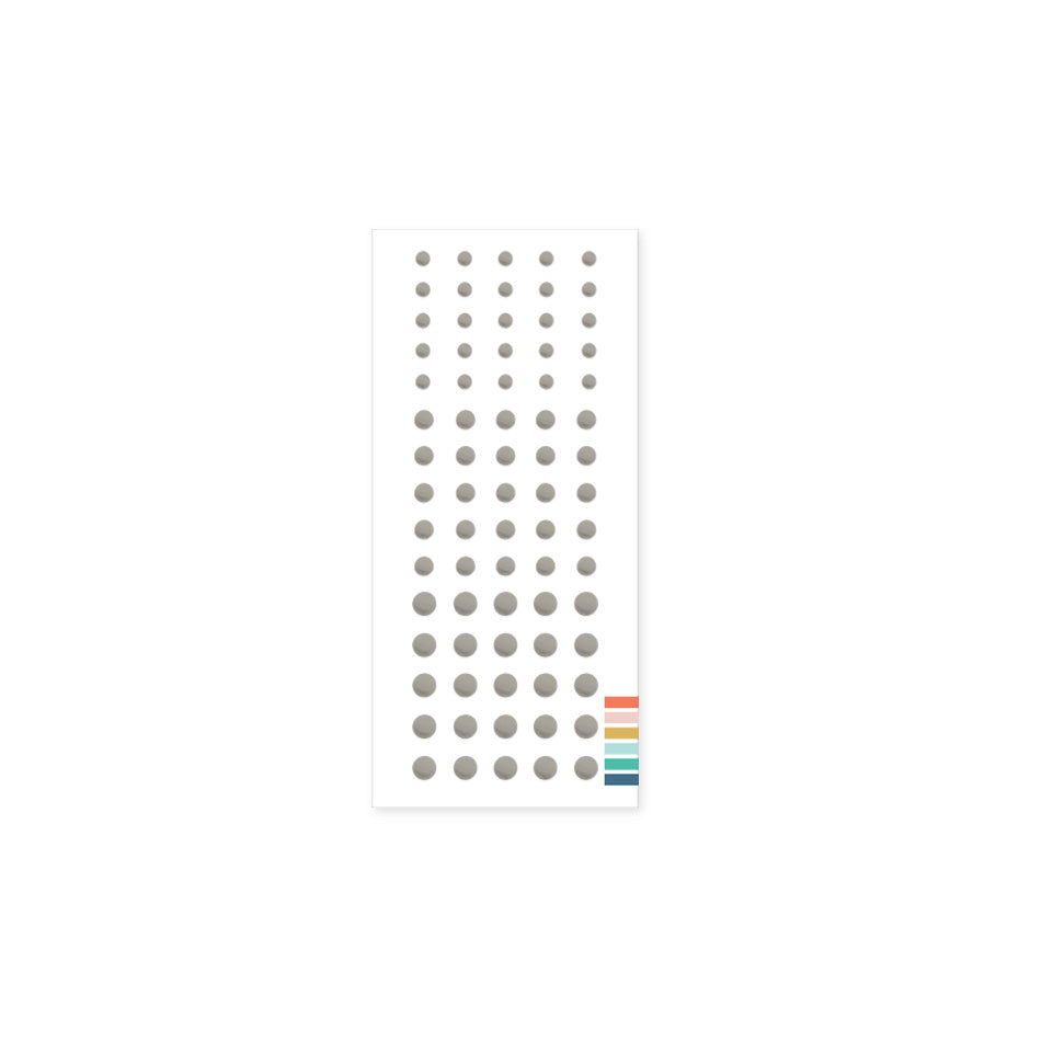 Enamel Dots: Cobblestone