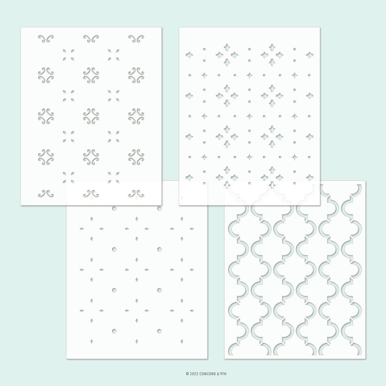 Cottage Charm Stencil Pack