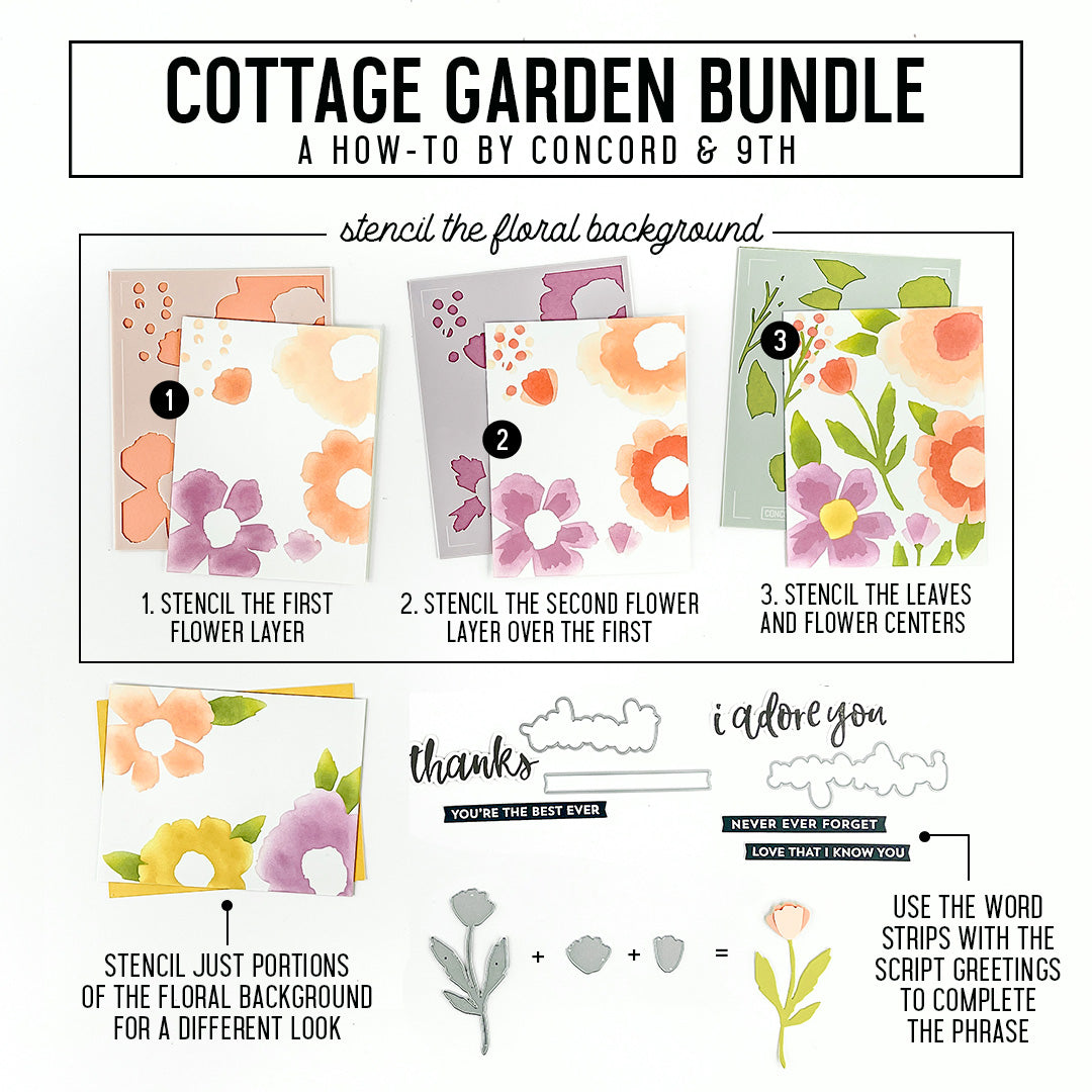 Paquete de jardín de cabañas