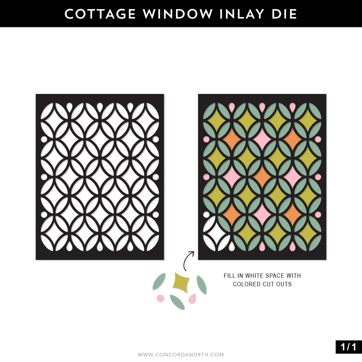 Cottage Window Inlay Die