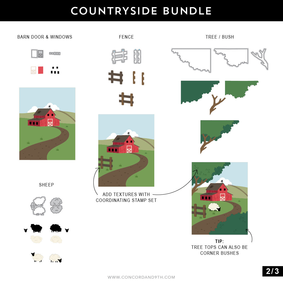 Countryside Stamp Set
