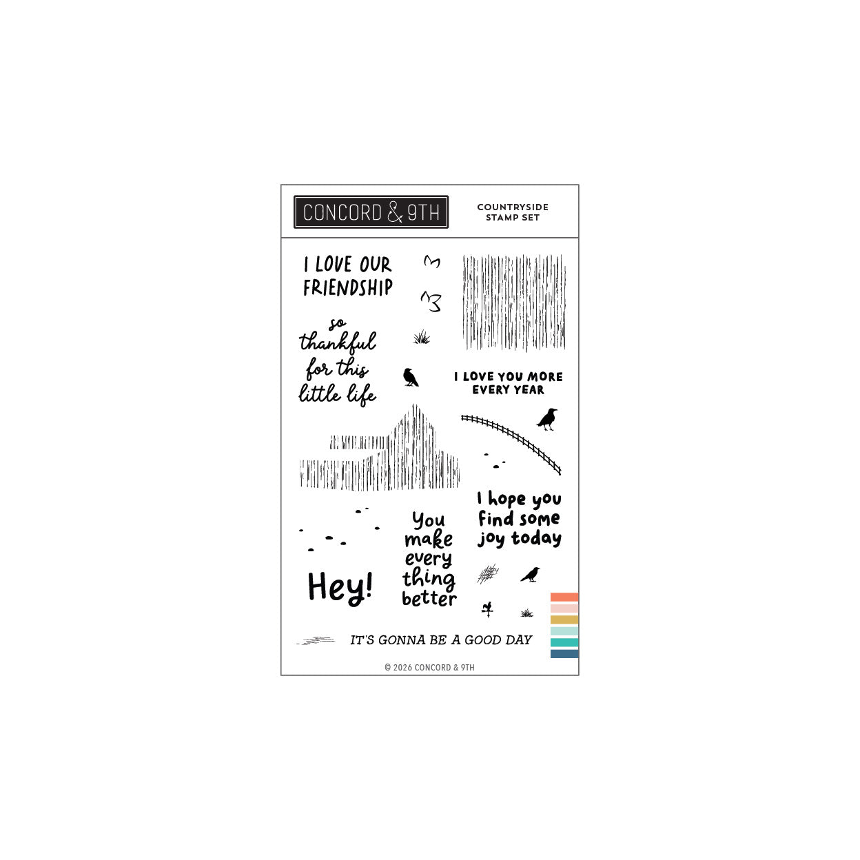 Countryside Stamp Set