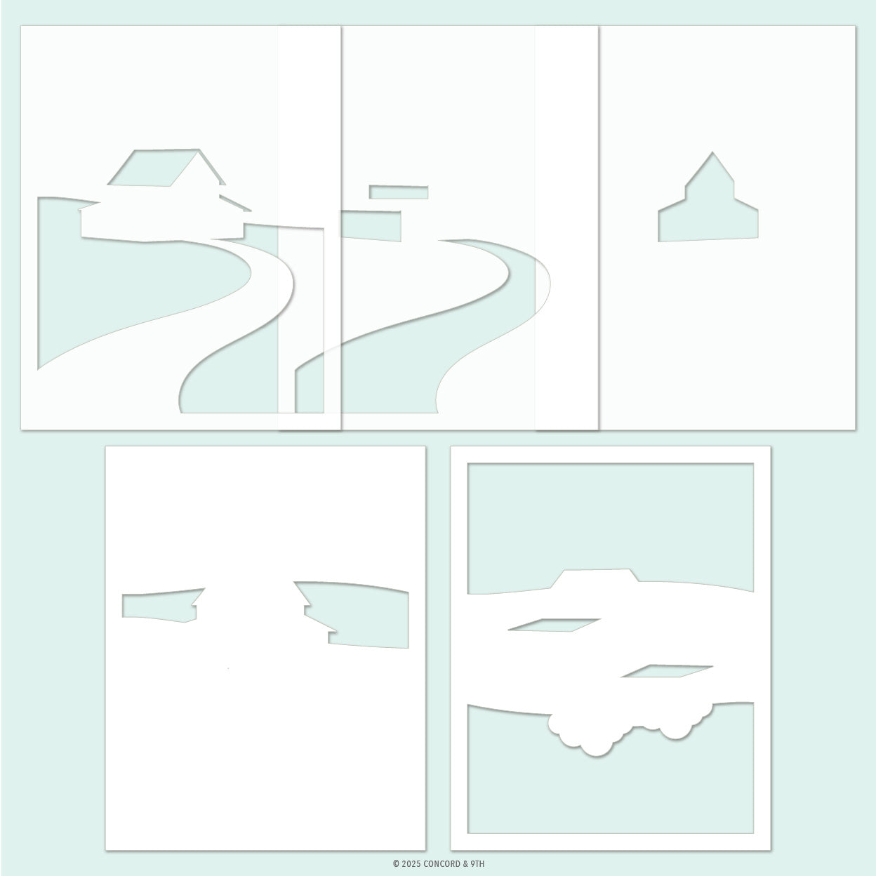 Countryside Stencil Pack