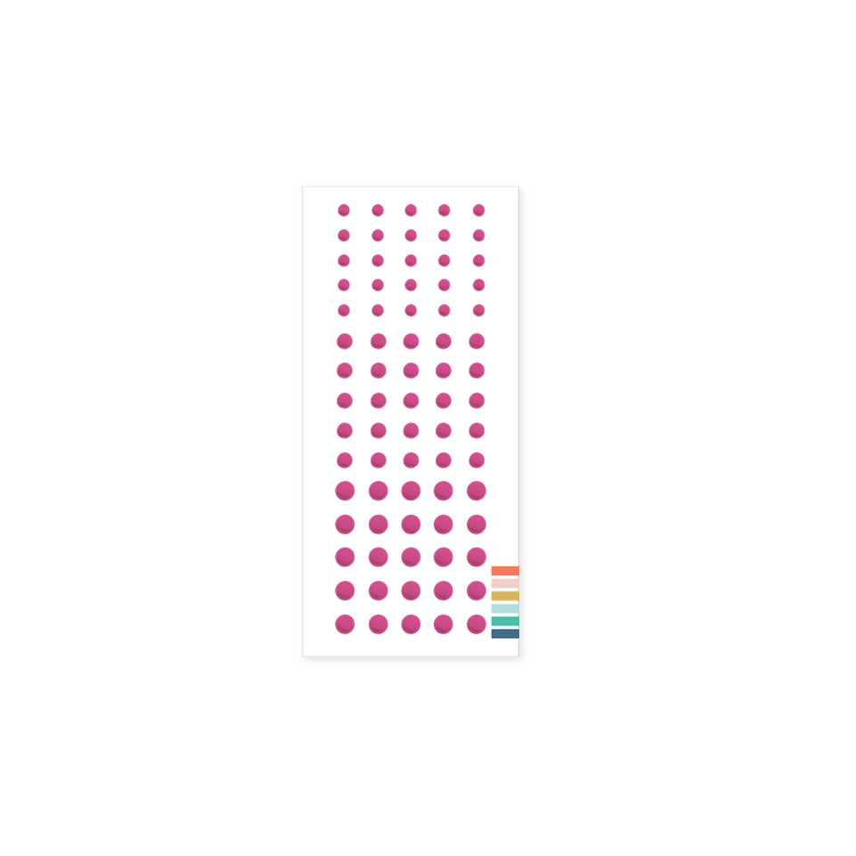 Enamel Dots: Dragonfruit