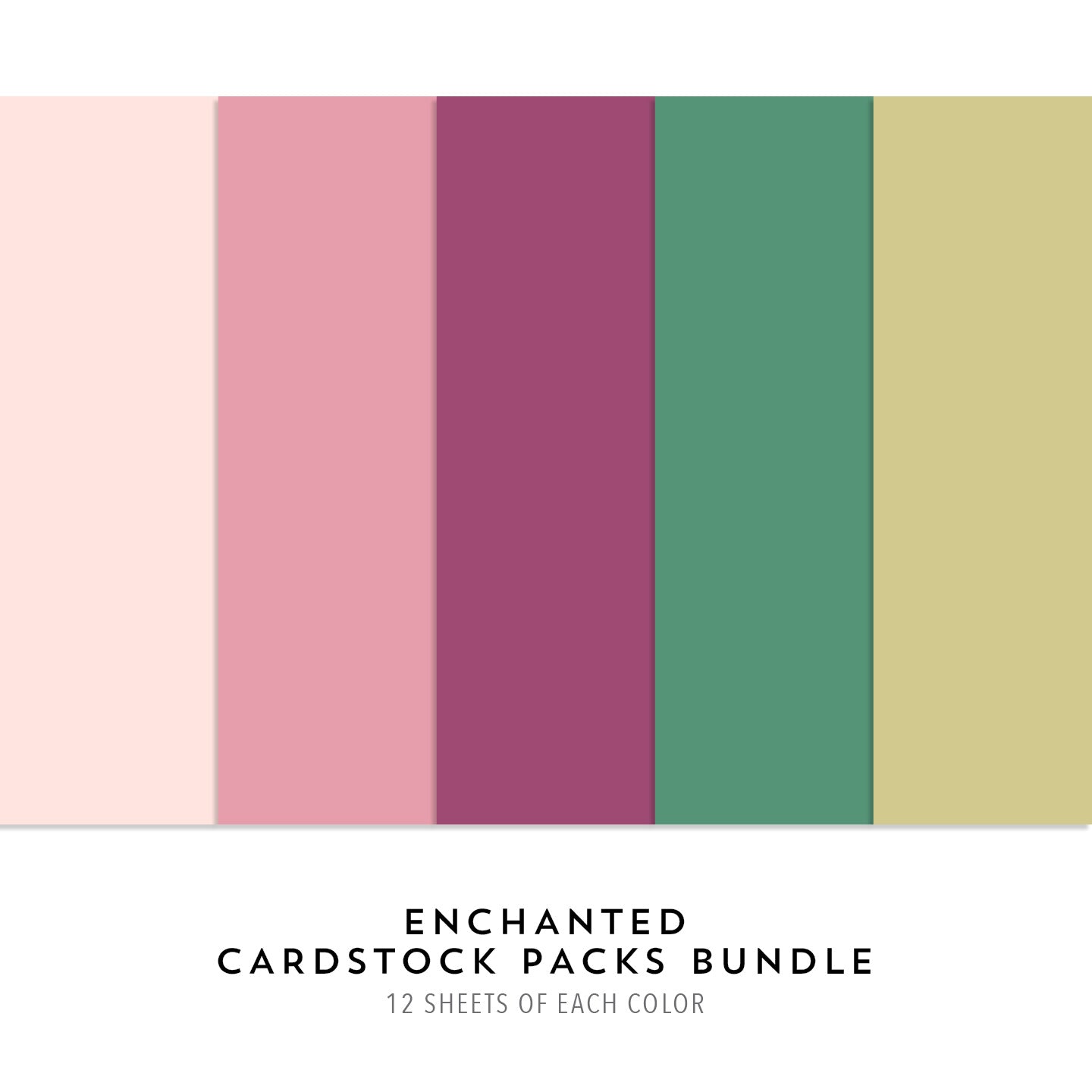 Enchanted Cardstock Packs Bundle