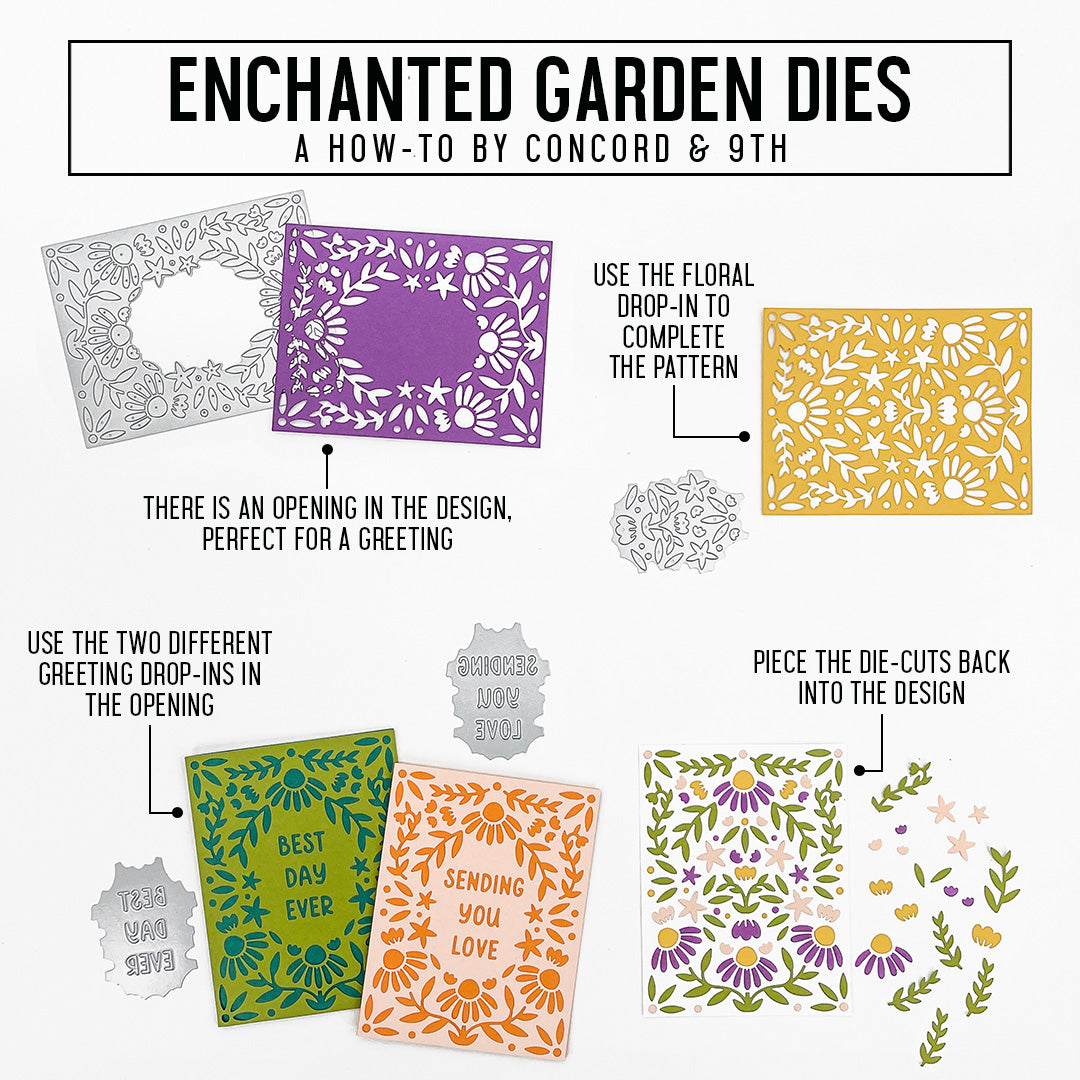 Troqueles de jardín encantado