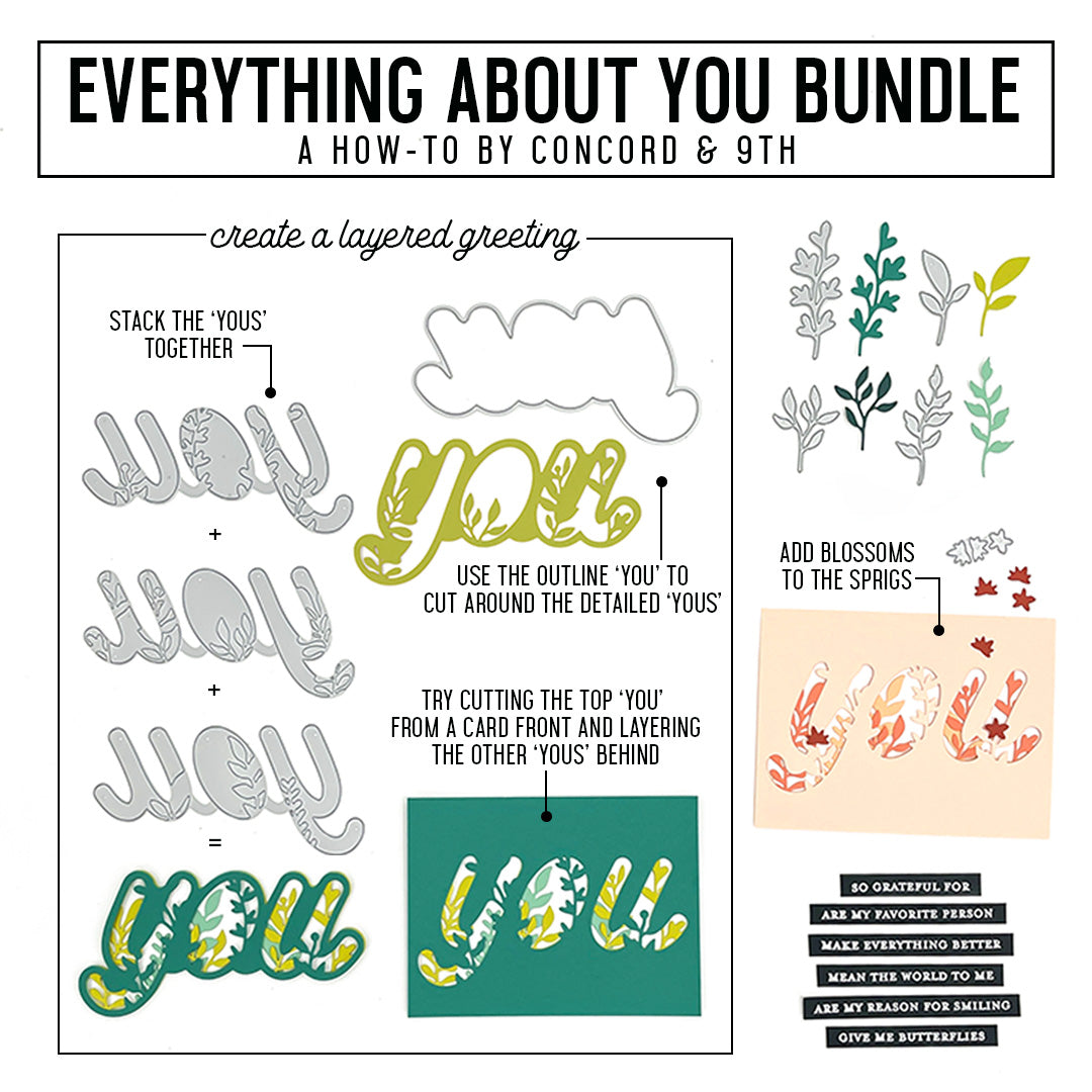 Juego de sellos Todo sobre ti