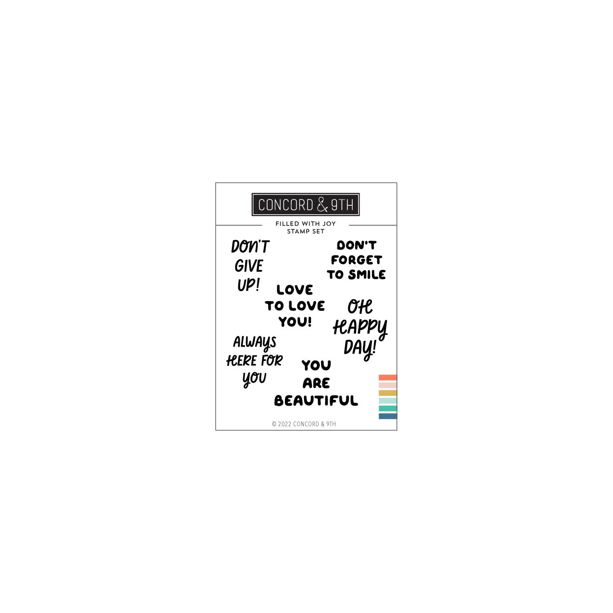 LAST CHANCE: Filled with Joy Stamp Set