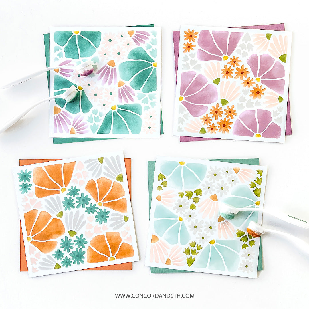 Paquete de plantillas para prensar flores