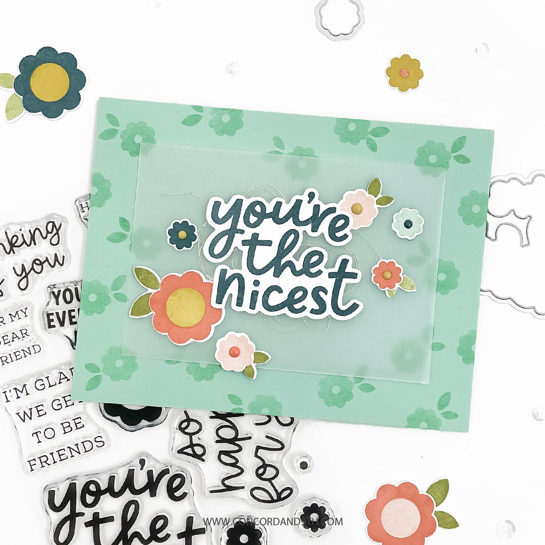 Friendly Phrases Stamp Set