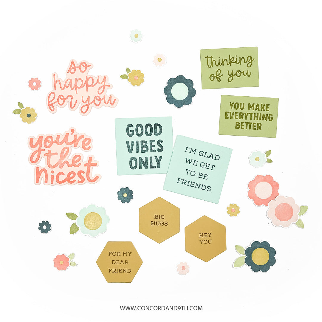 Friendly Phrases Stamp Set