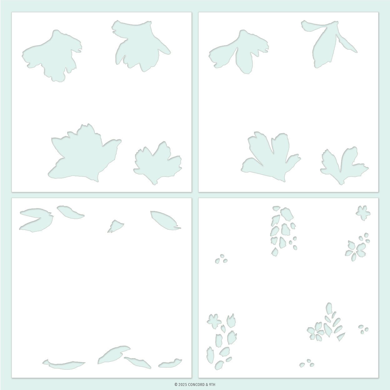 Garden's Edge Stencil Pack