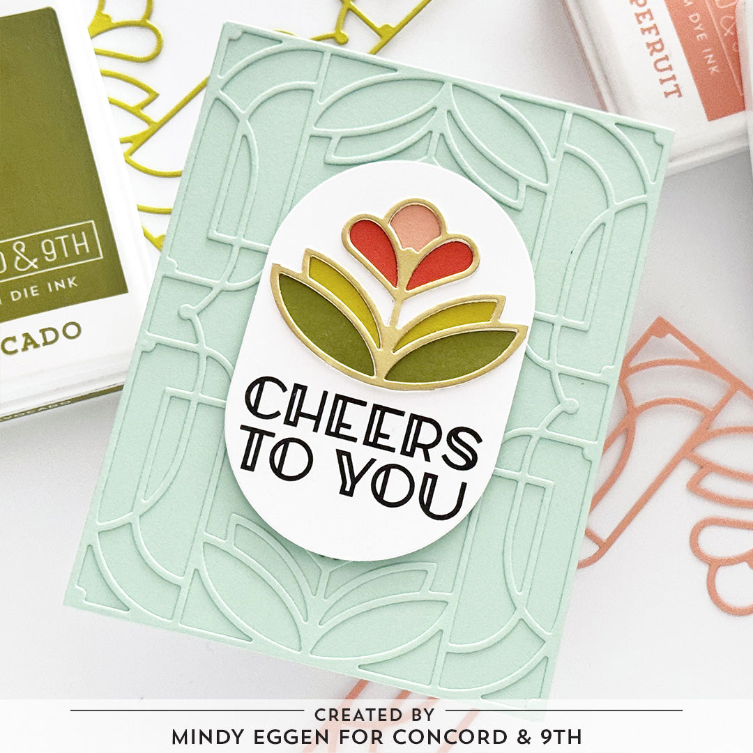 Gilded Glass Stamp Set