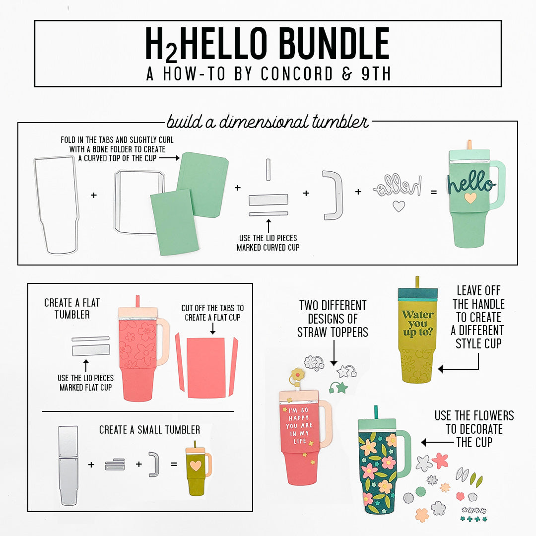H2Hello Stamp Set