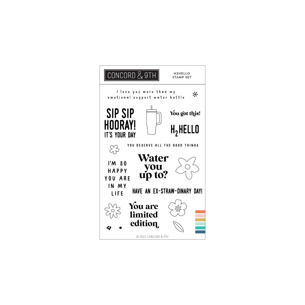 H2Hello Stamp Set