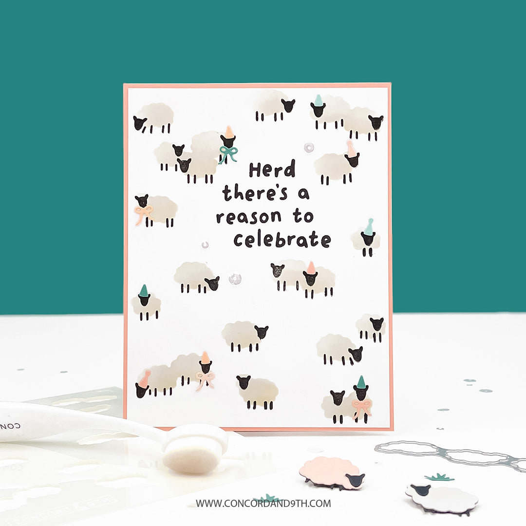 Happy Herd Stencil