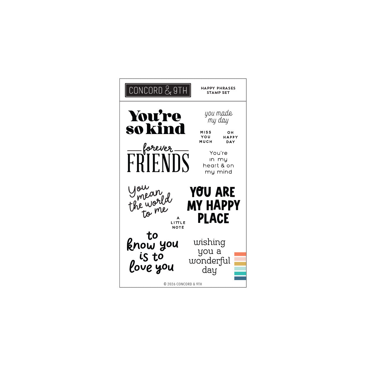 Happy Phrases Stamp Set