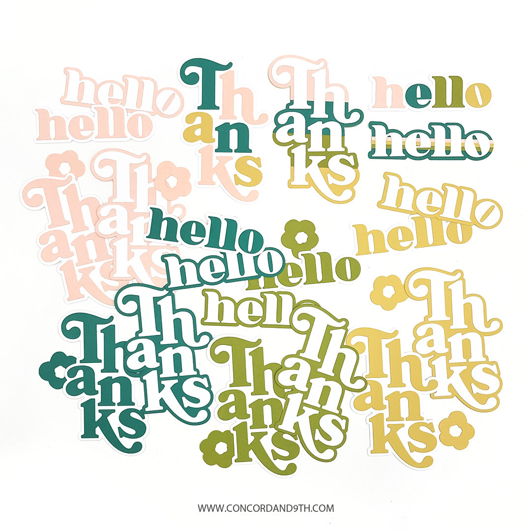 Hello & Thanks Dies