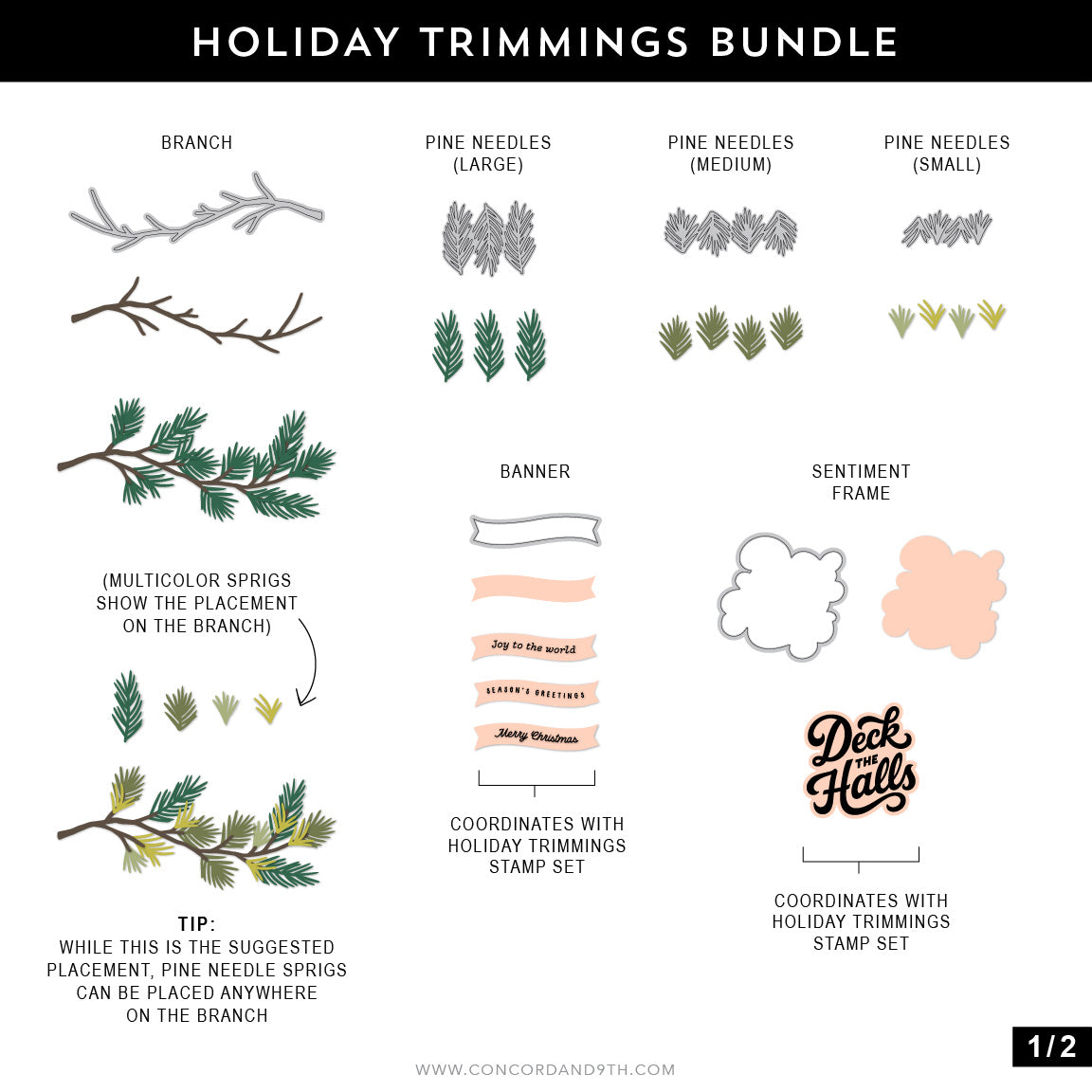 Holiday Trimmings Stamp Set