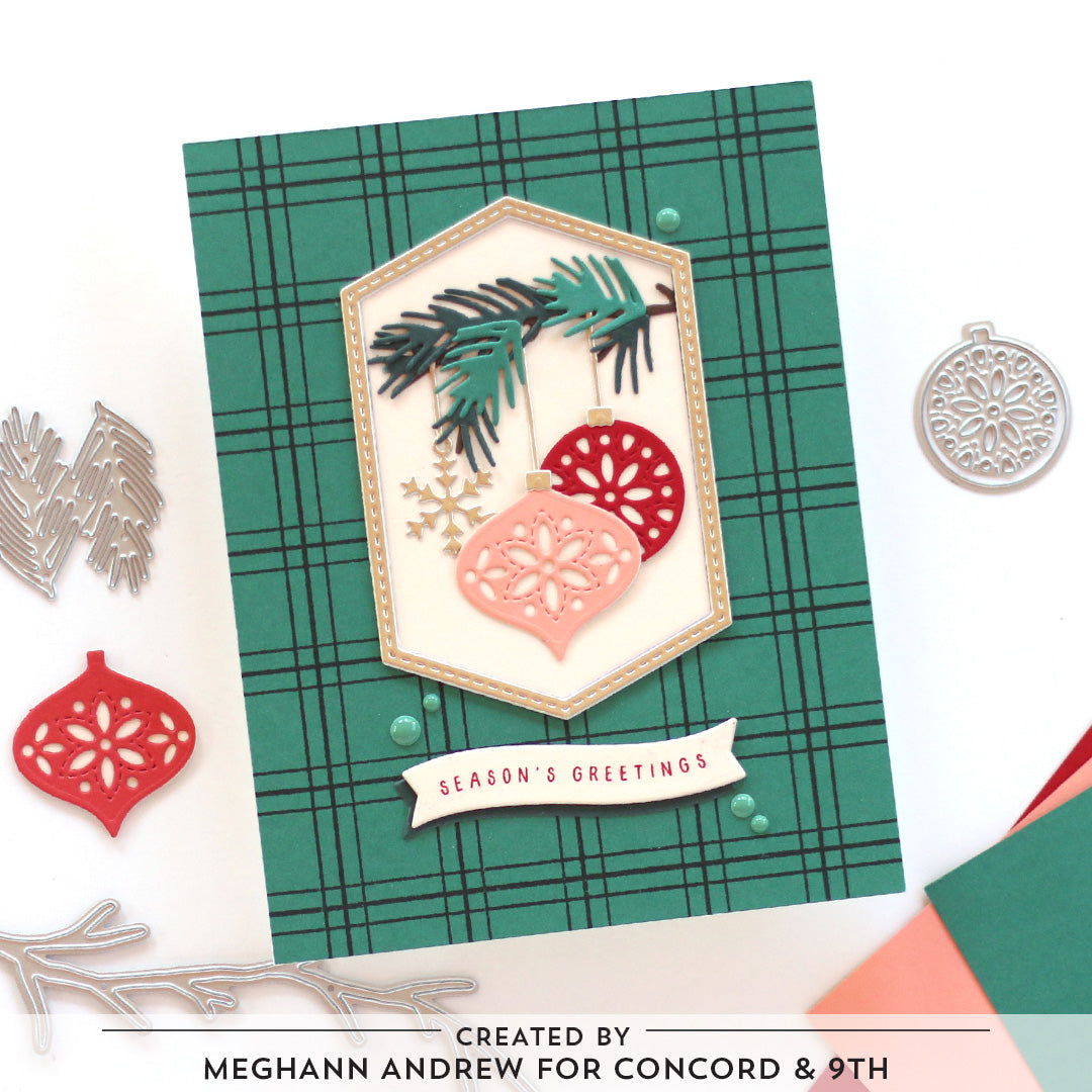 Everyday Plaid Background Stamp Set