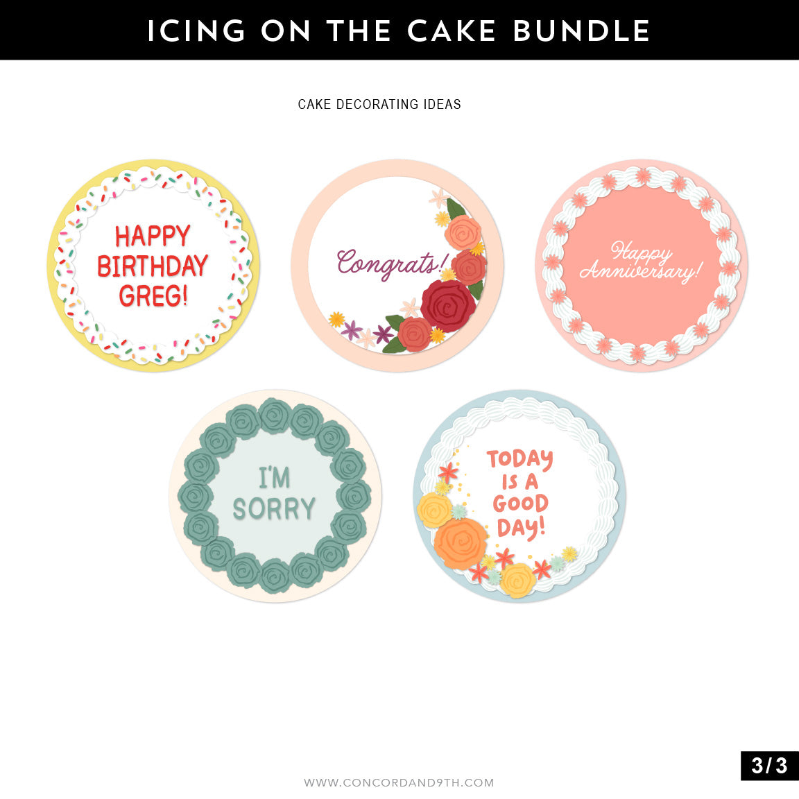 Icing on the Cake Bundle