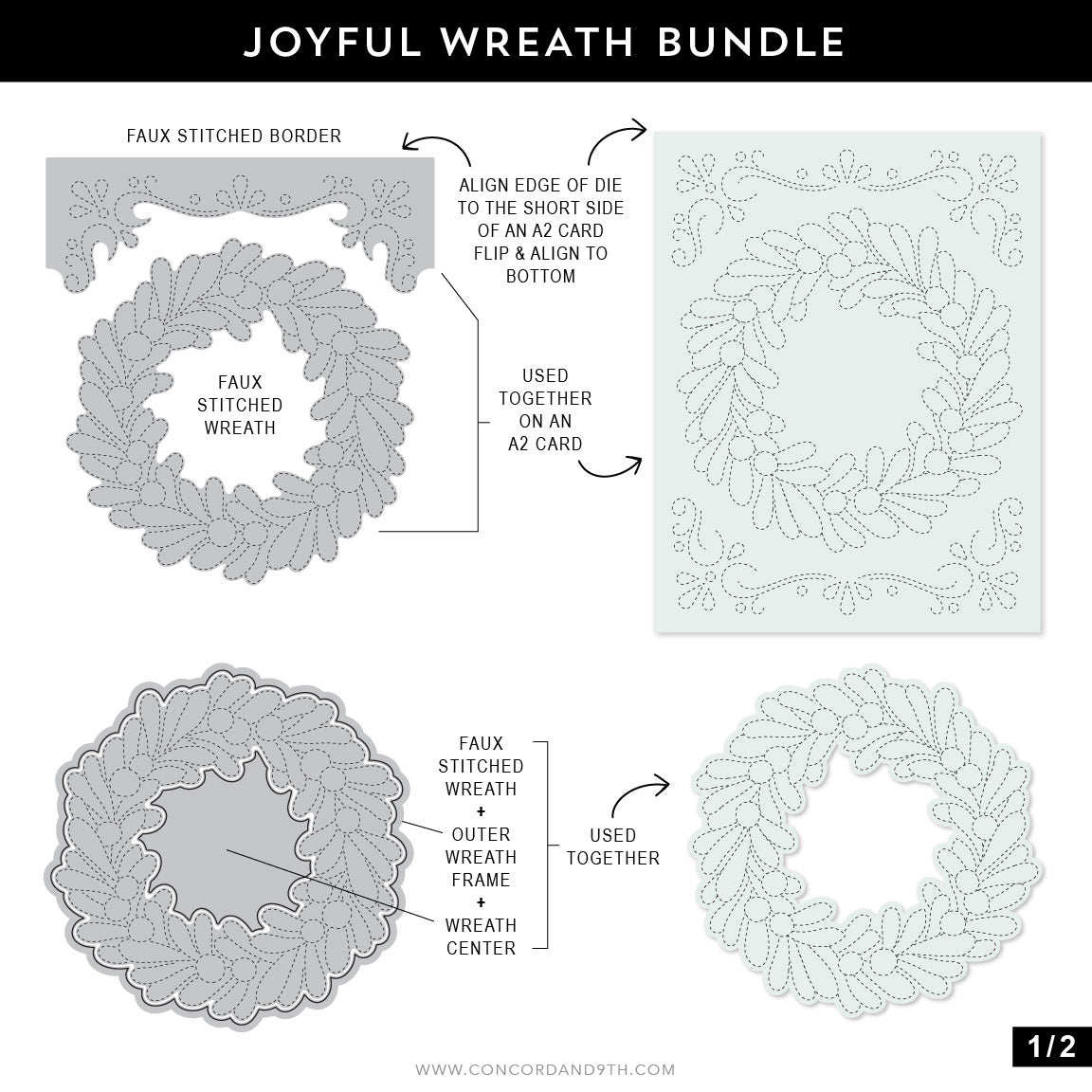 Joyful Wreath Stamp Set