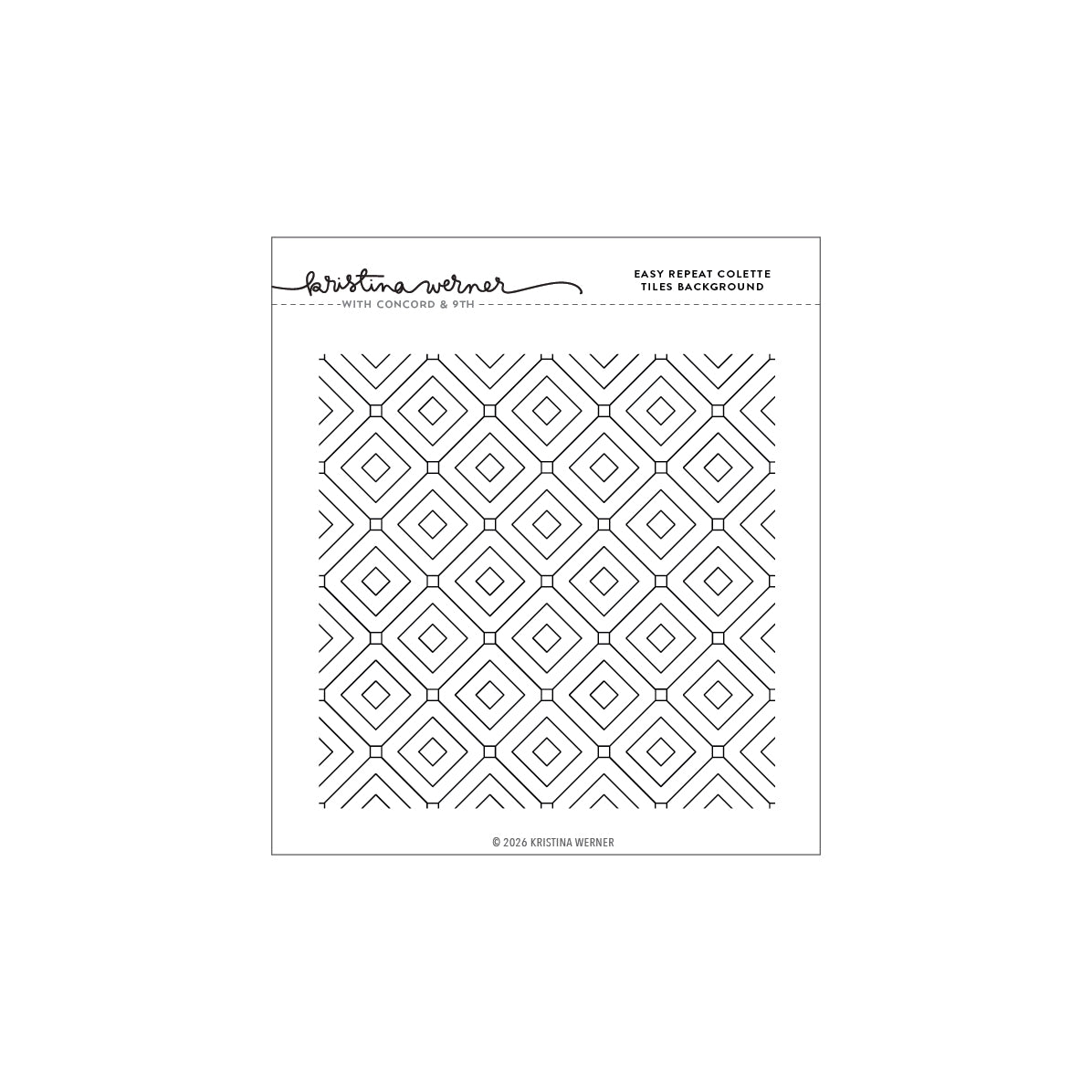 Easy Repeat Colette Tile Background Stamp