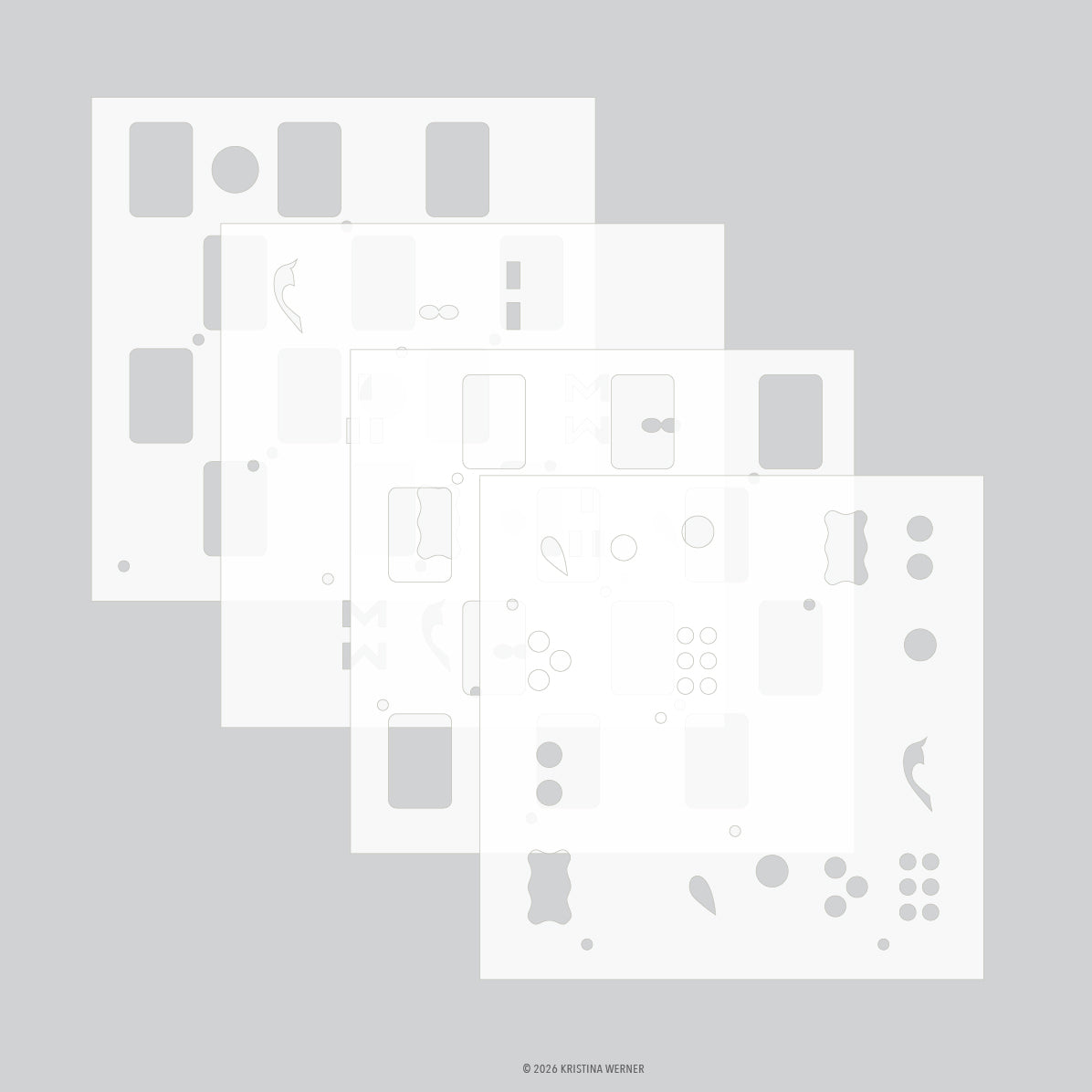 Easy Repeat Tiles Stencil Pack