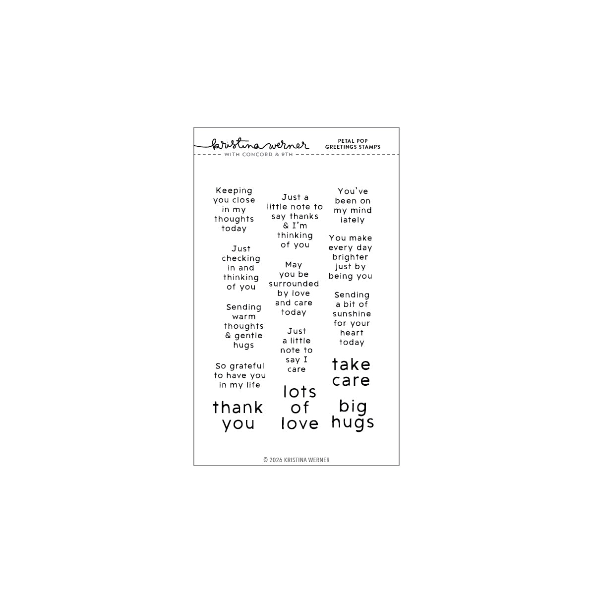 Petal Pop Greetings Stamp Set
